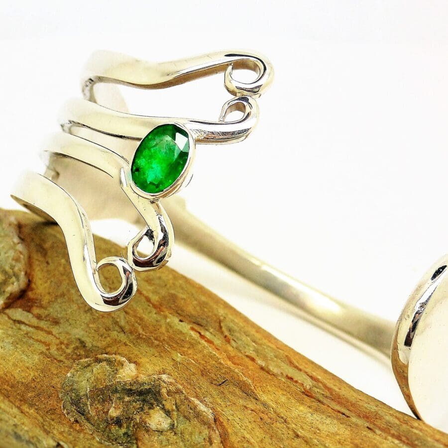 504 Commission Antique Fork With Jewell Accent
