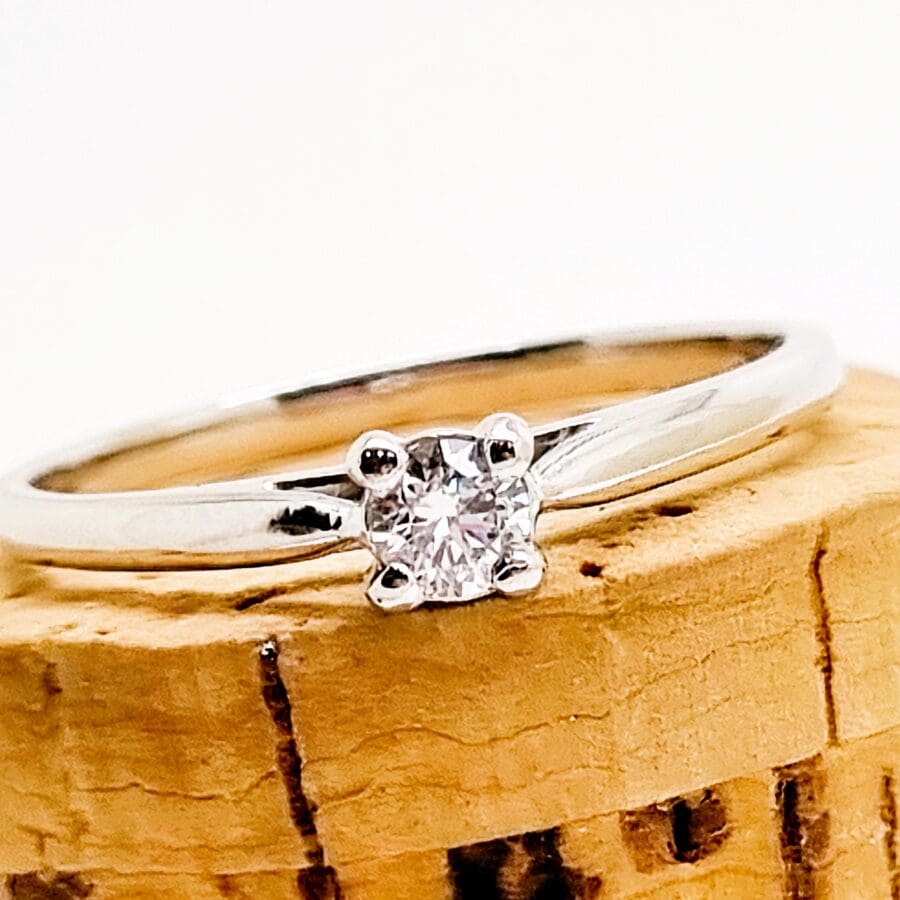 12600086 Platinum And Diamond Certificated Solitaire Engagement Ring
