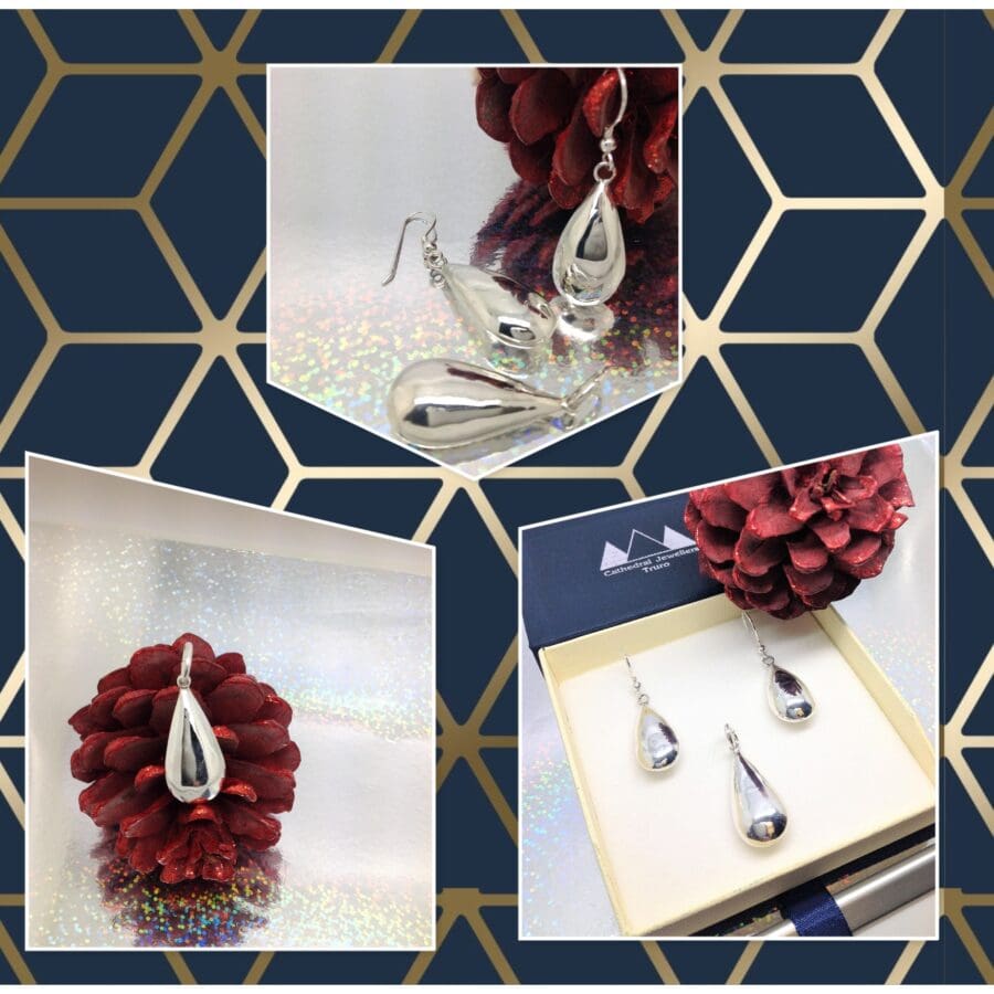 Commission...Completing A Silver Teardrop Earring Set