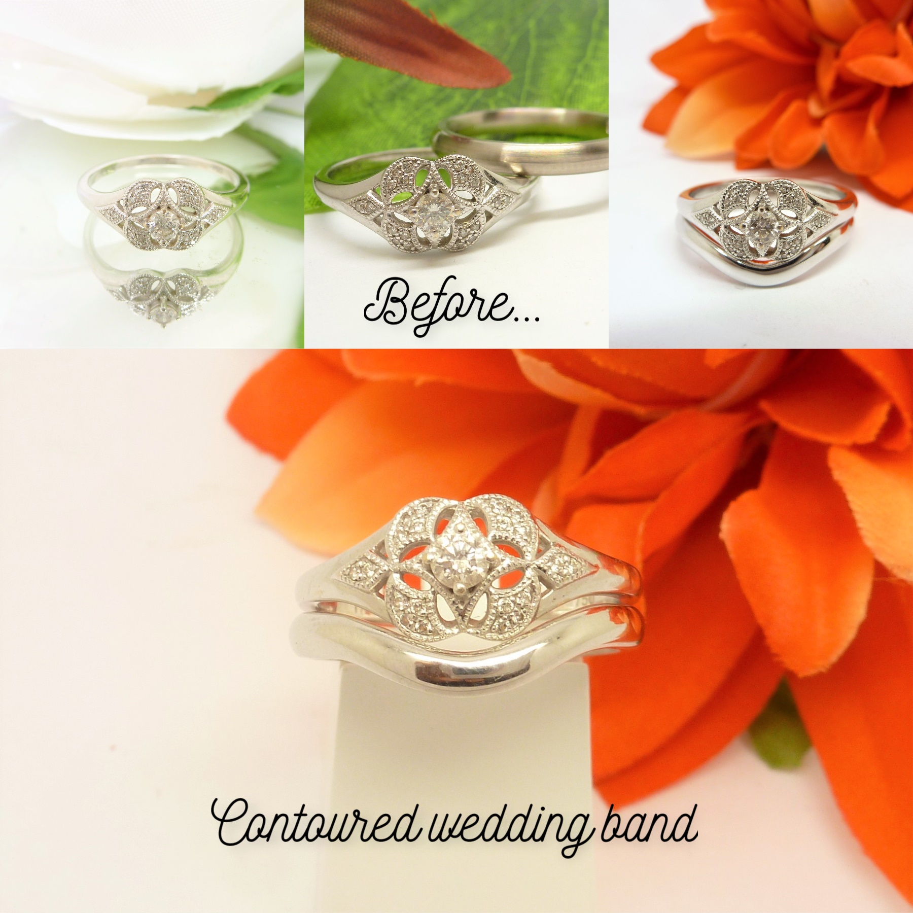 217 Commission Contoured Wedding Band