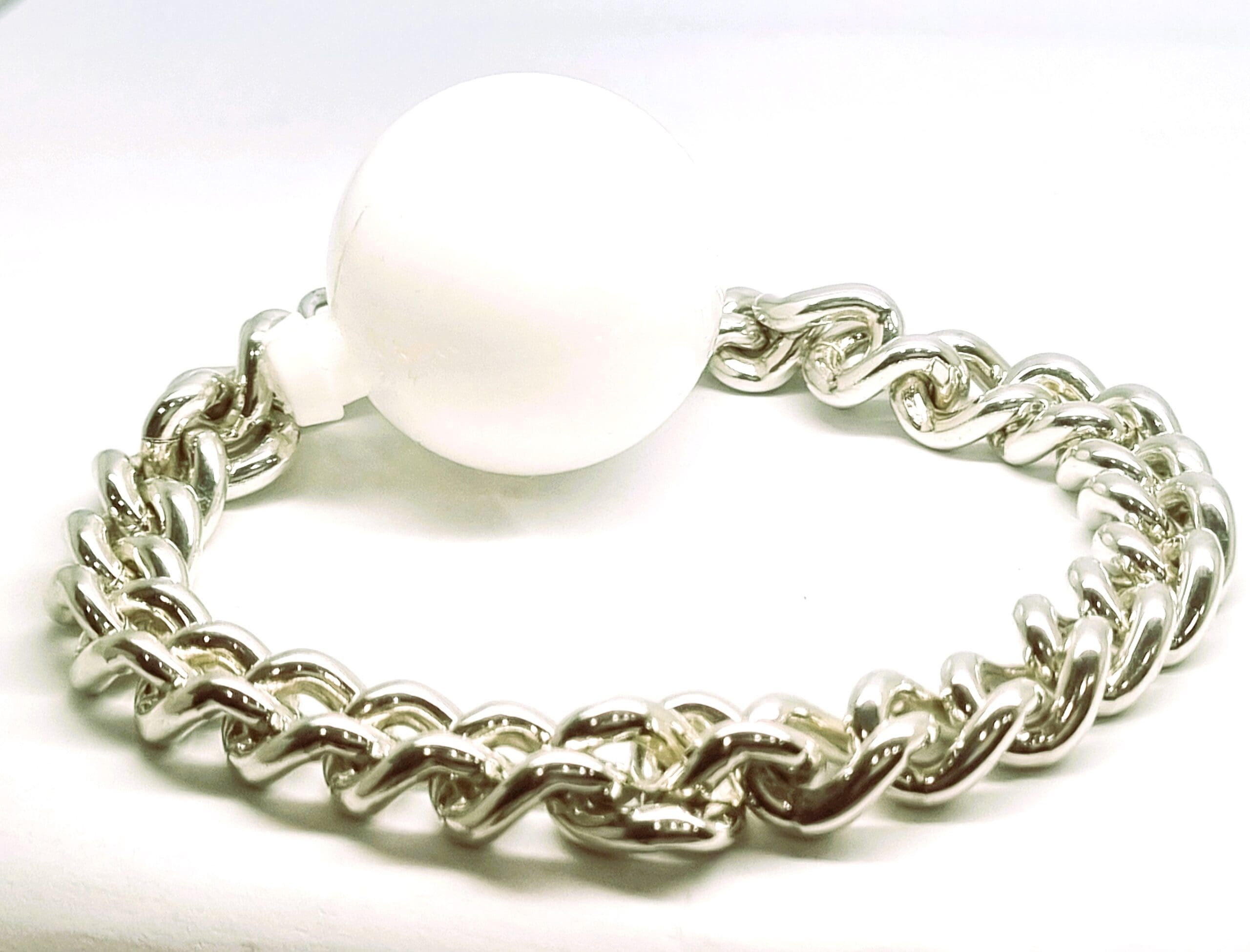 90100066 925 Sterling Silver 9 Inch Curb Bracelet