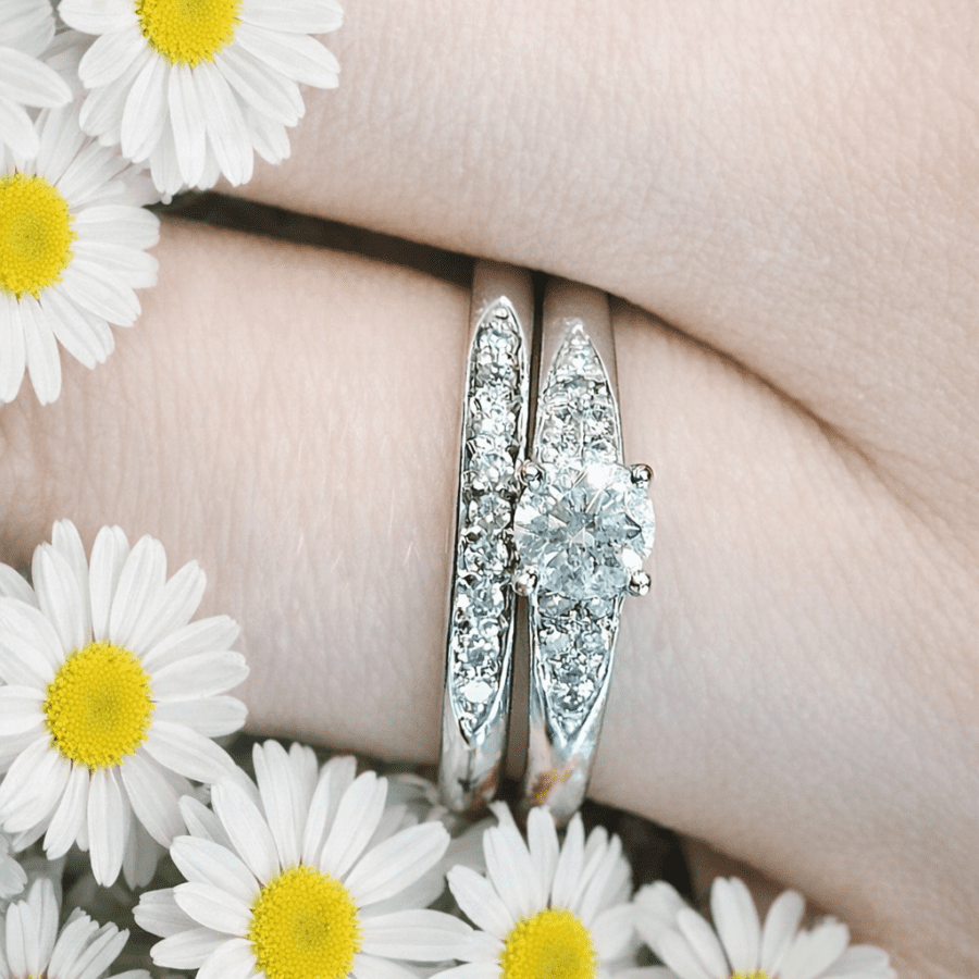 105 Commission Matching Diamond Wedding Band