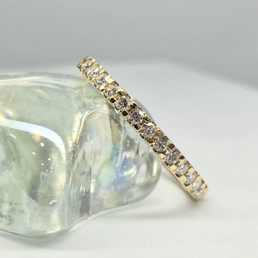 13400052 18ct Yellow Gold And Diamond 0.25ct Eternity Ring