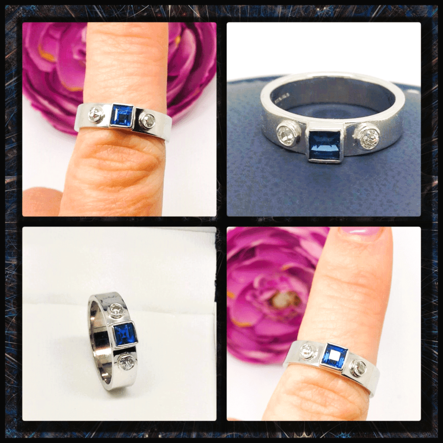 413 Multi-Stone Remodel Ring Commission