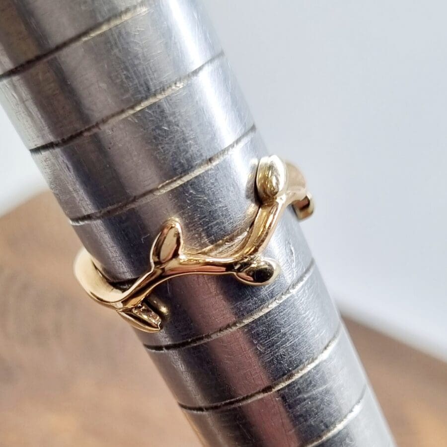 210 Commission Client's Gold Made Into A Branch Style Band