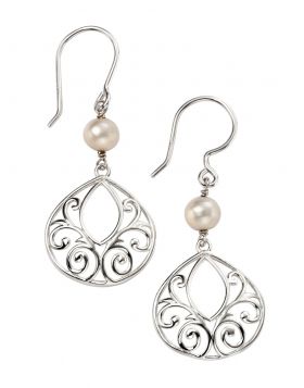 Stock... Women's Earrings Silver Drops