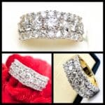 401 3 Row Diamond Ring Commission