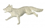 90100137 925 Sterling Silver Fox Brooch