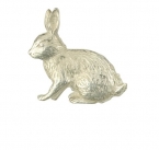 90100062 925 Sterling Silver Hare Brooch