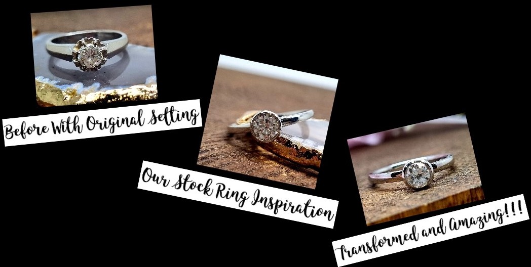 608 Before and After Solitaire Ring Setting Transformation