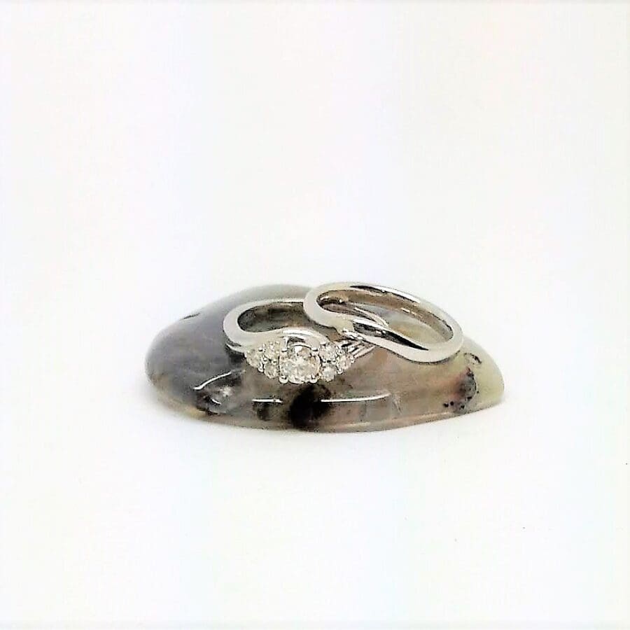 214 Commission Contoured Curved Wedding Band
