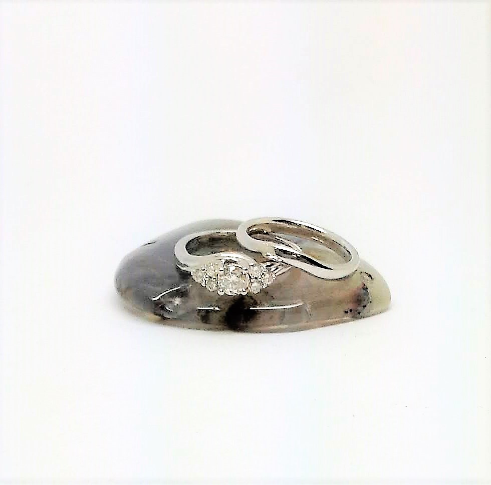 214 Commission Contoured Curved Wedding Band