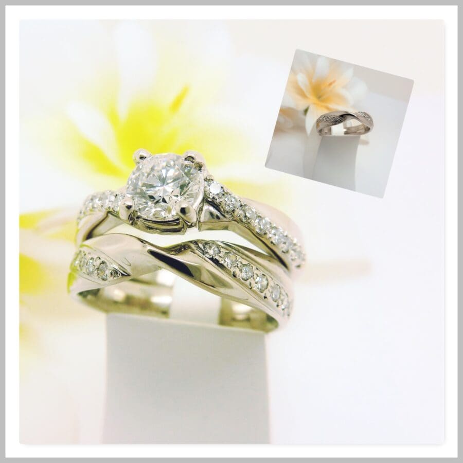 216 Commission Contoured Diamond Wedding Ring