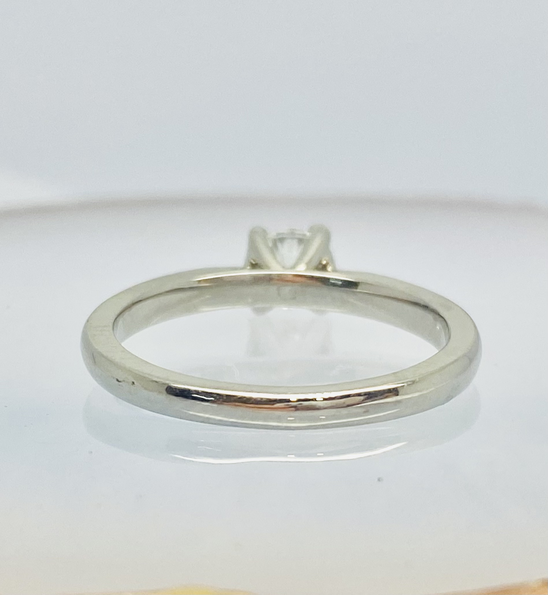12600096 Platinum And Diamond 0.50ct Solitaire Engagement Ring - Image 6