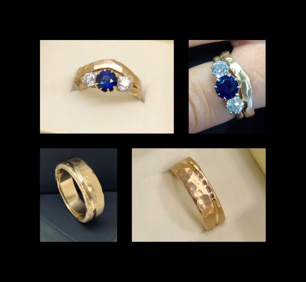 104 Commission Ladies' And Gents Contoured And Textured Bands