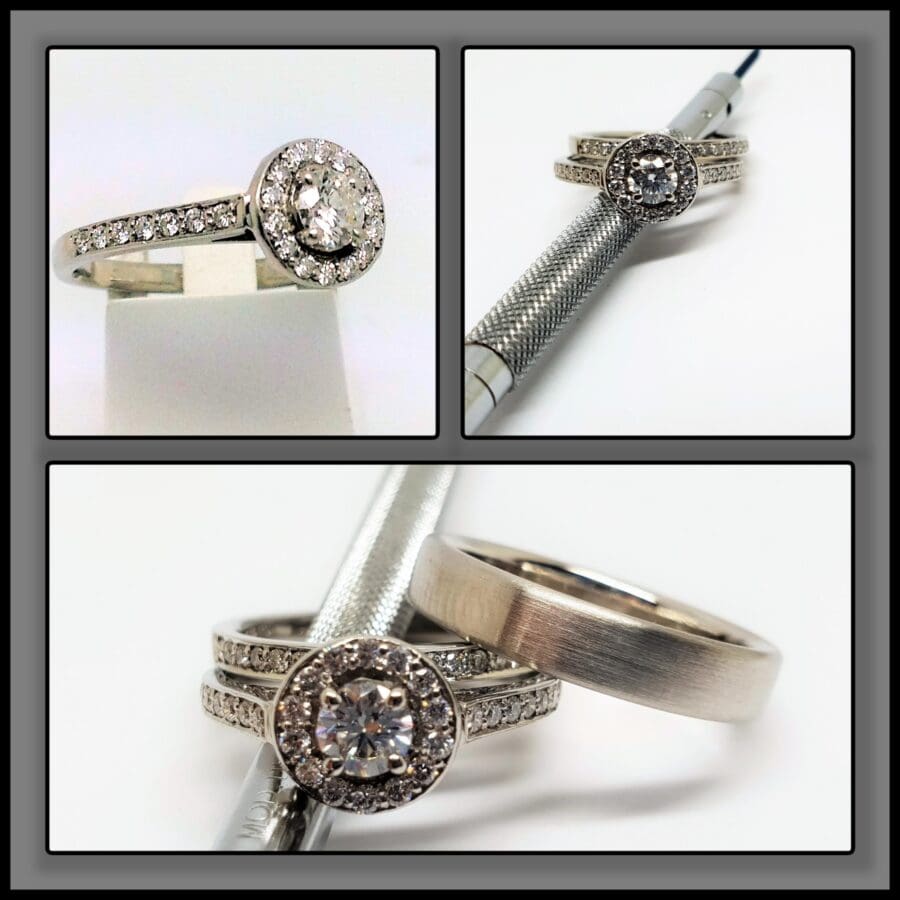 307 Commission Brushed Finish Wedding Band