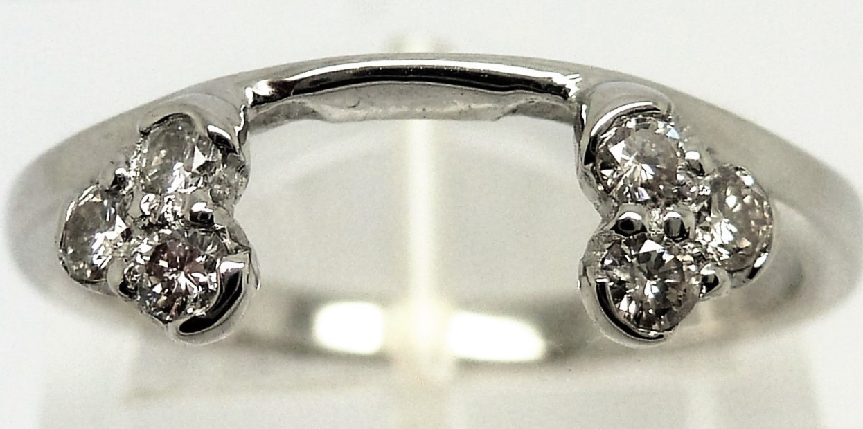 205 Commission Basket Style American Wedding Ring Set - Image 4