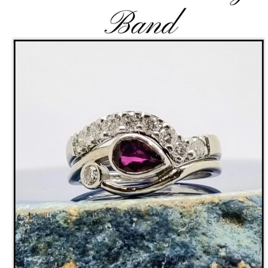 215 Commission Contoured Diamond Wedding Band