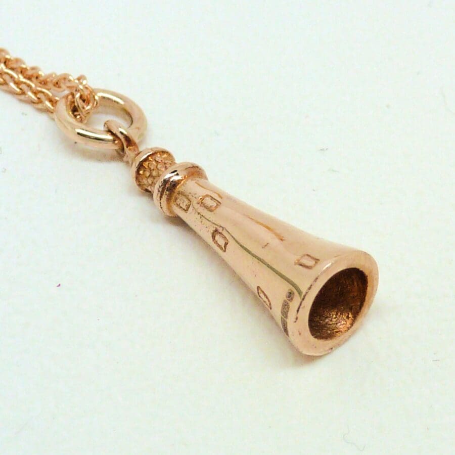 23200039 9ct Rose Gold lighthouse Pendant