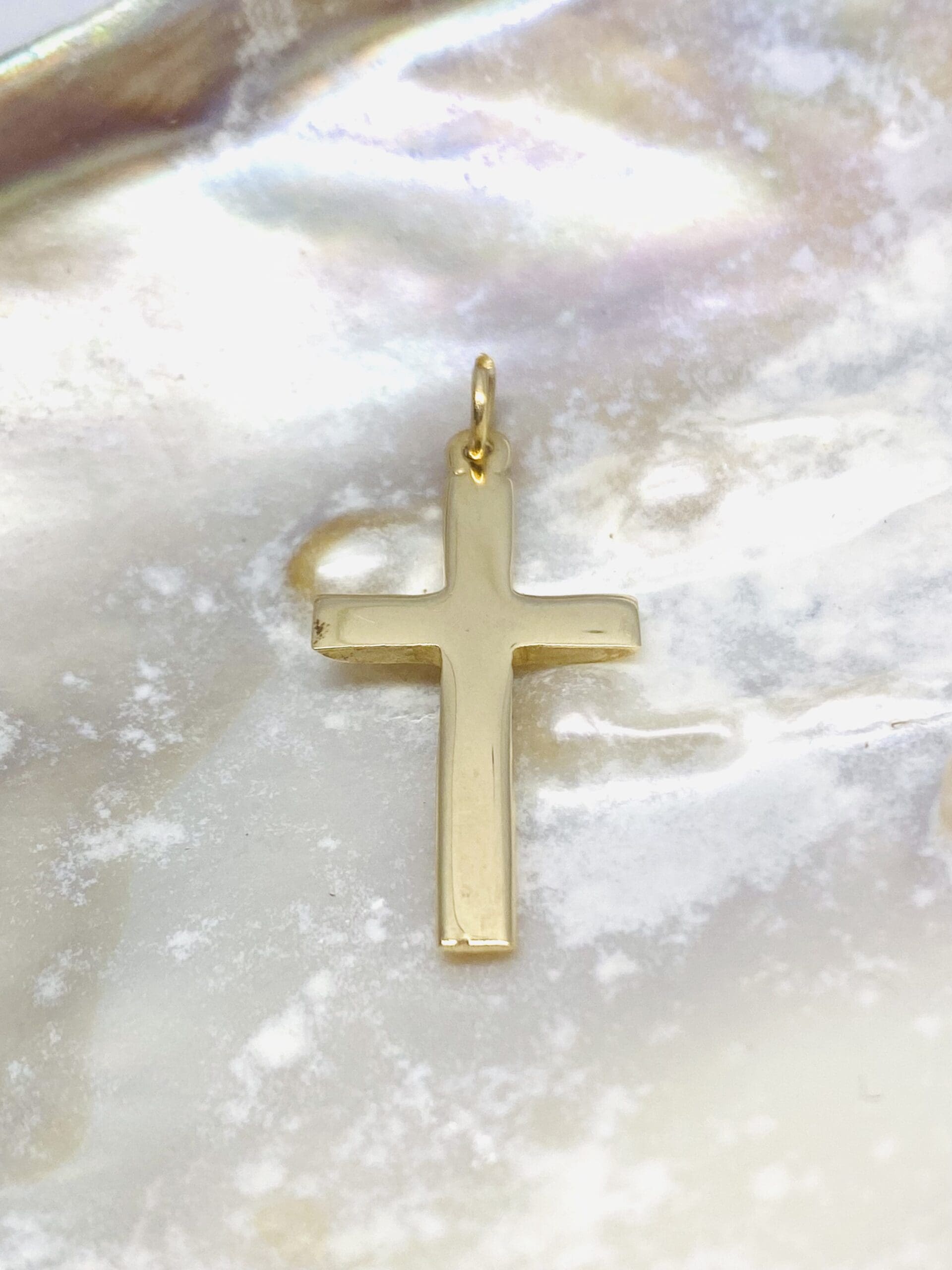 90100132 9ct Yellow Gold Cross Large