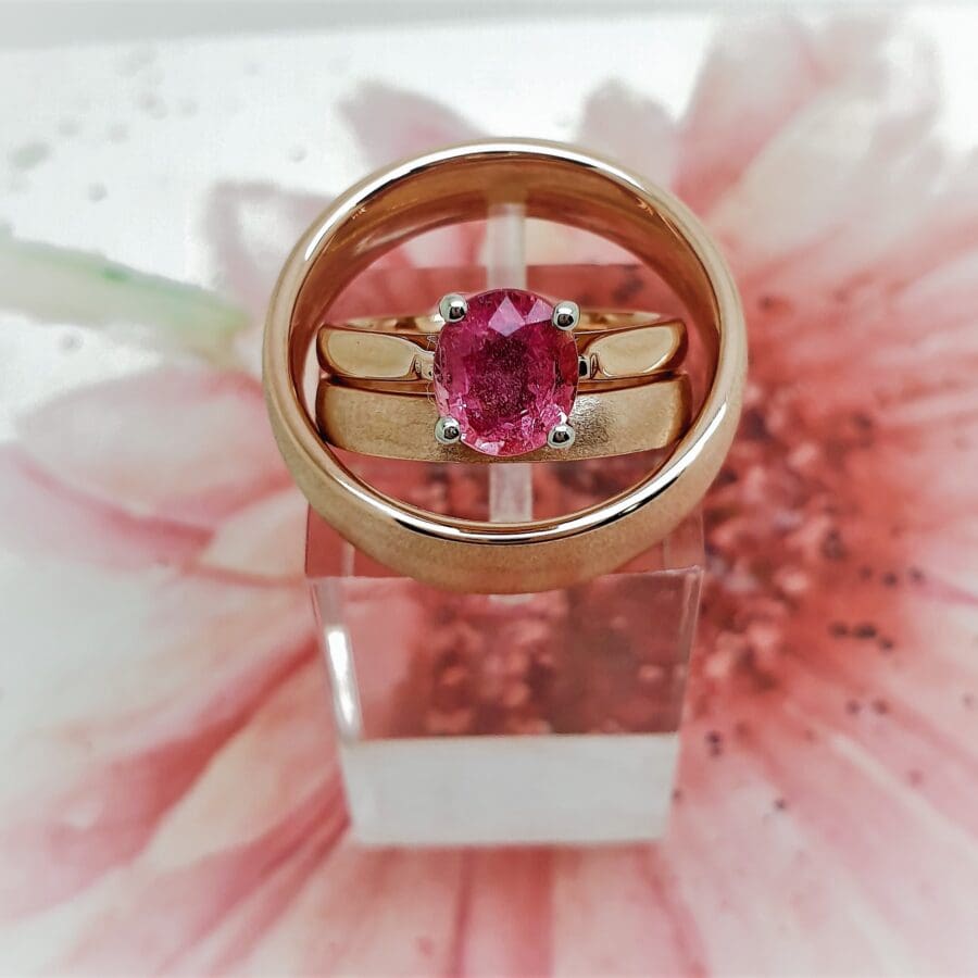 100 Commission Rose Gold Wedding Rings And Engagement Ring