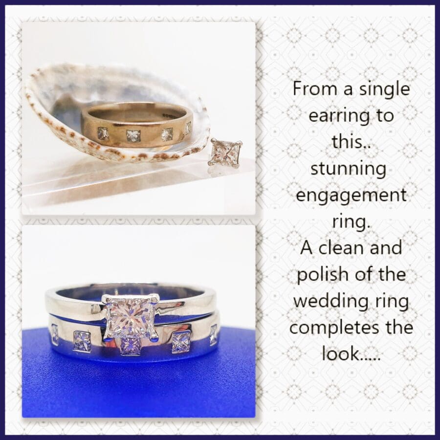 611 Commission From Earring To Engagement Ring