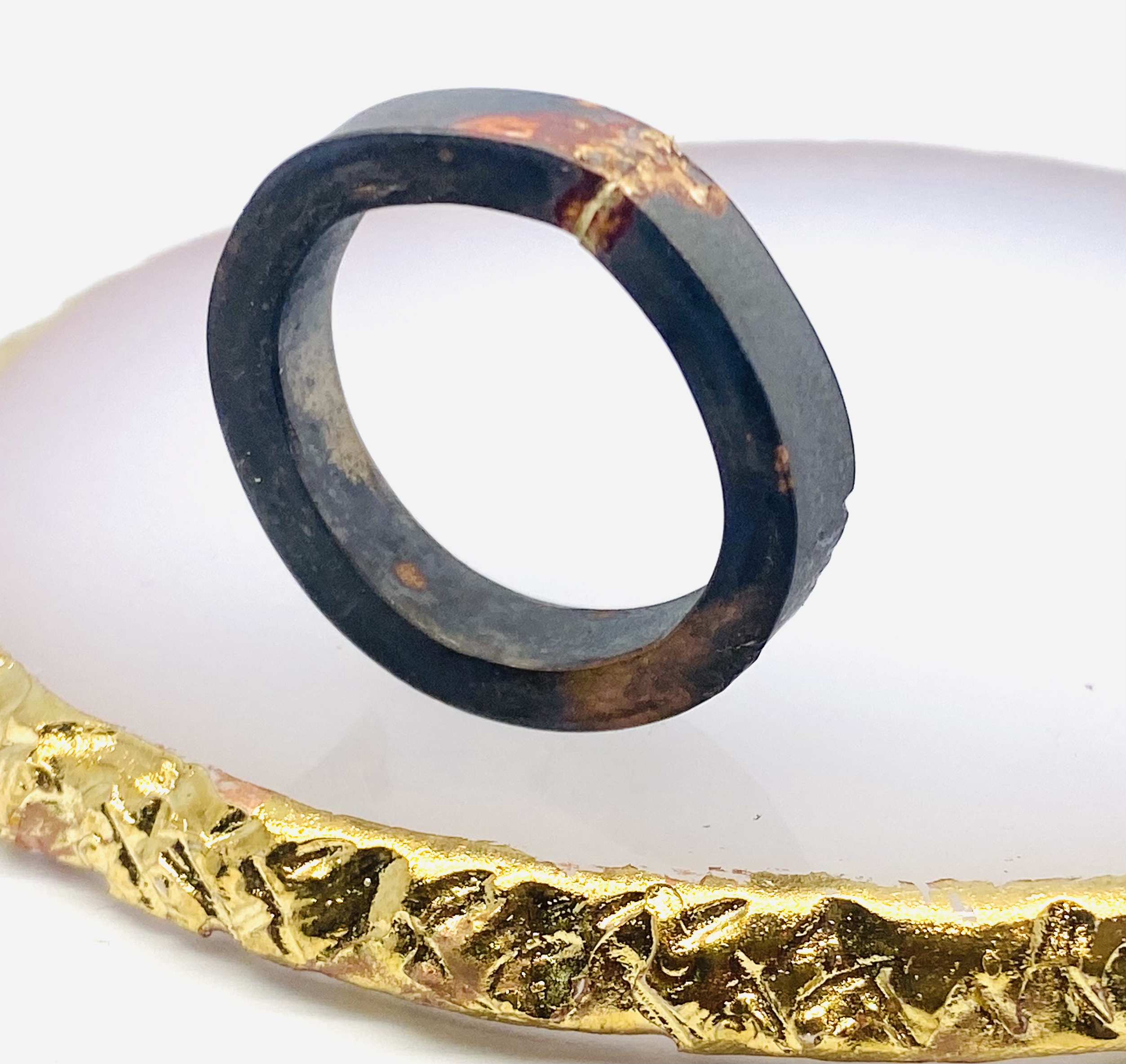 615 Commission Before And After Two Bespoke Diamond Wedding Bands - Image 3