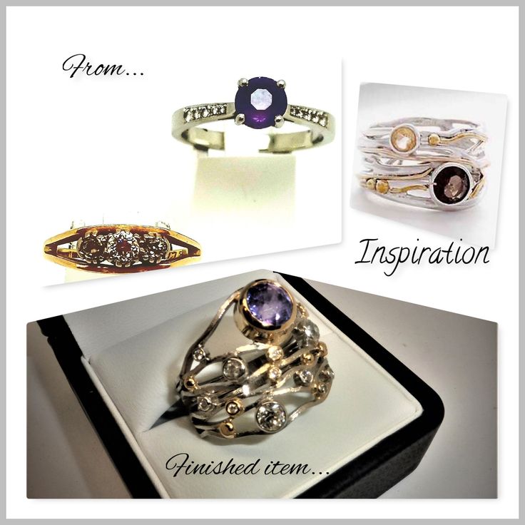 627 Before And After... Remodelled Rings To  Bubble Style