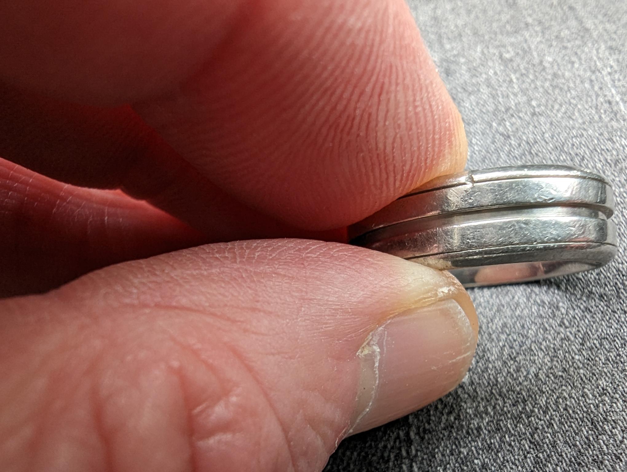 614 Commissions Before And After Damaged Men's Wedding Ring - Image 8