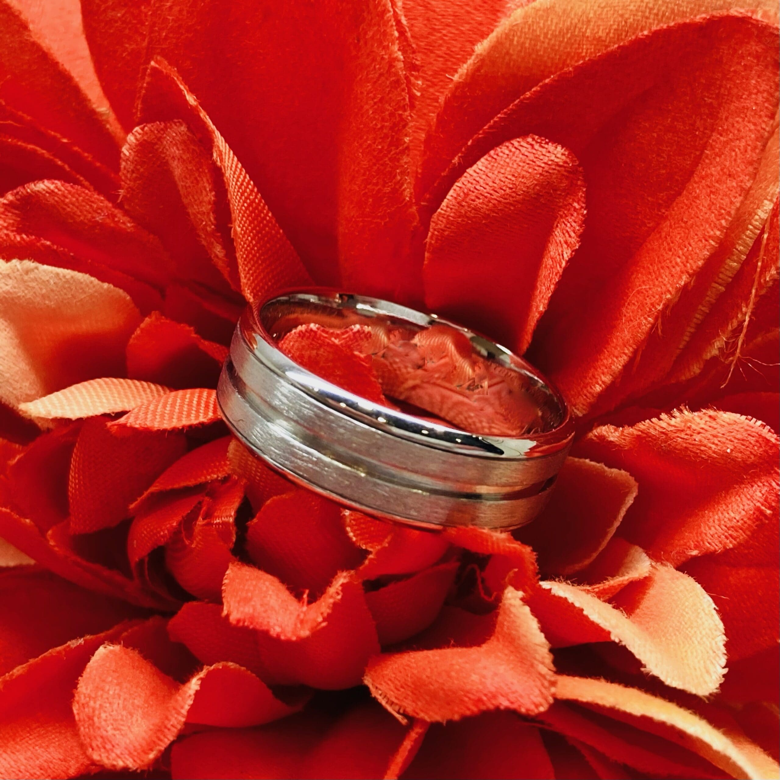614 Commissions Before And After Damaged Men's Wedding Ring