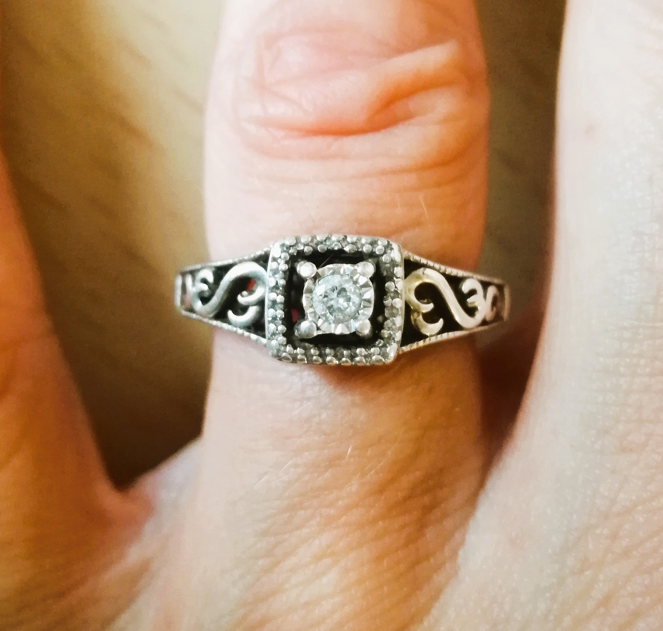 228 Commission Curved Silver Wedding Band - Image 2