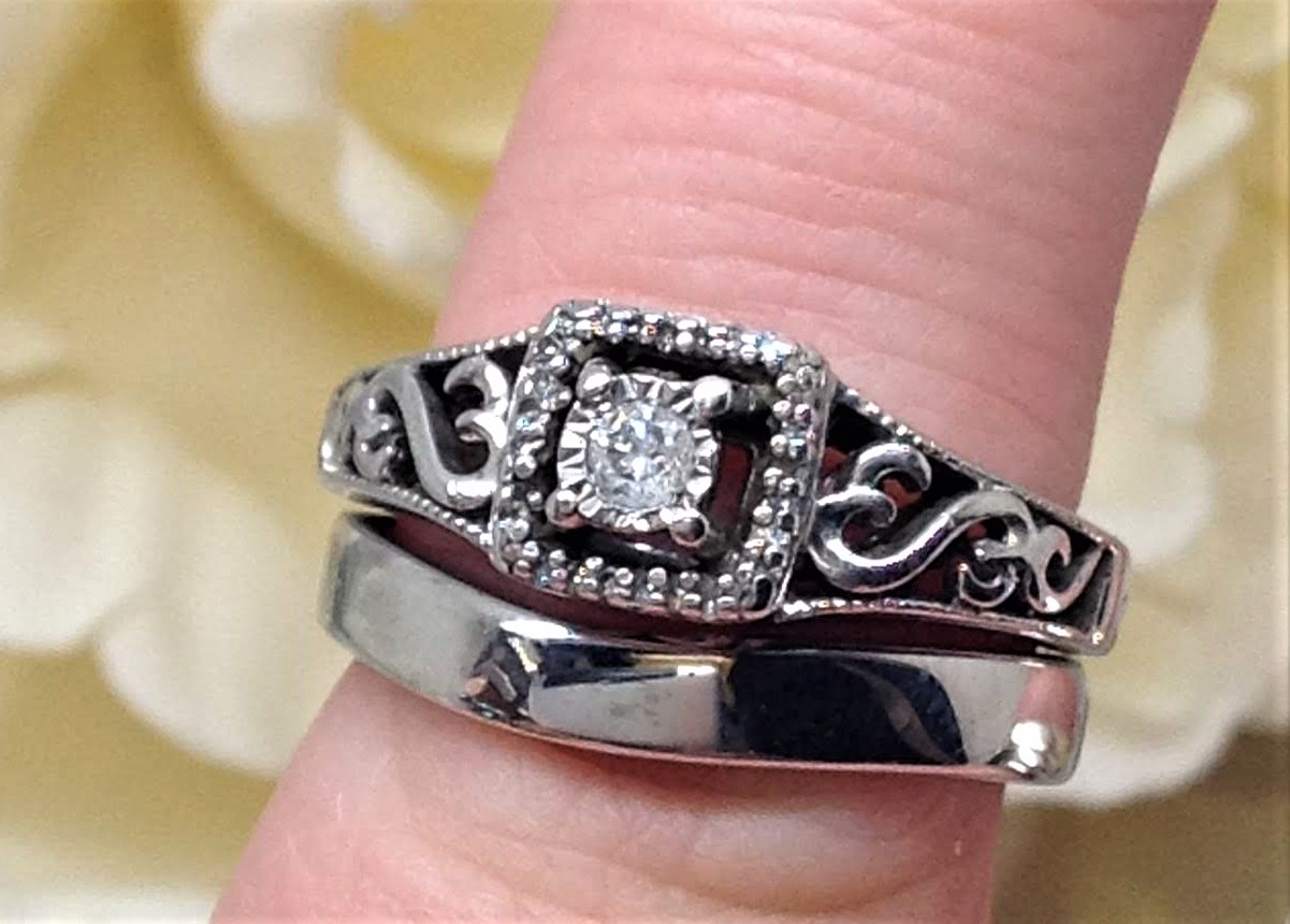 228 Commission Curved Silver Wedding Band