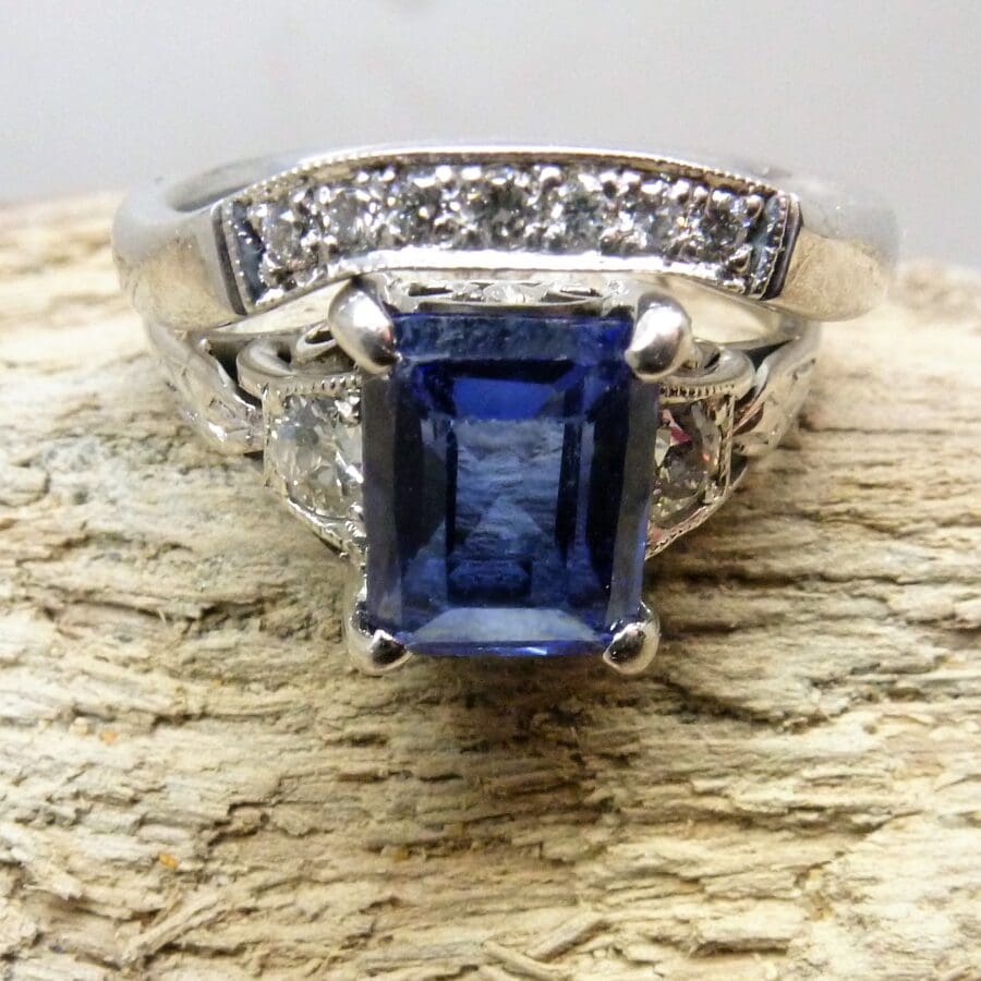 234 Commission Squared Diamond Wedding Band