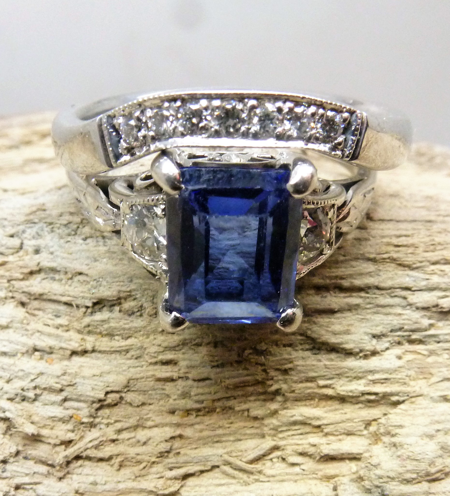 234 Commission Squared Diamond Wedding Band