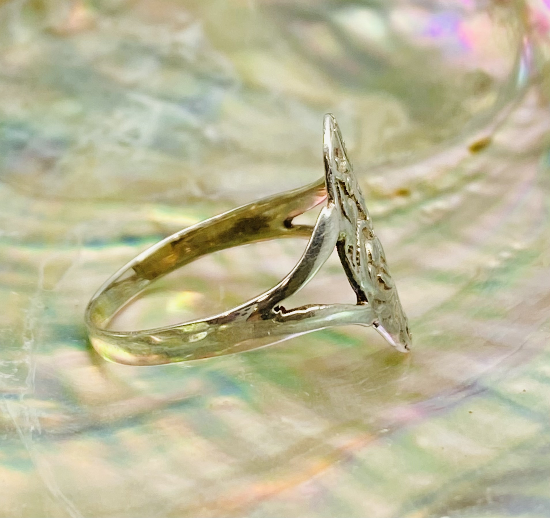 90100106 925 Sterling Silver "Ovalette" Engraved Dress Ring - Image 4