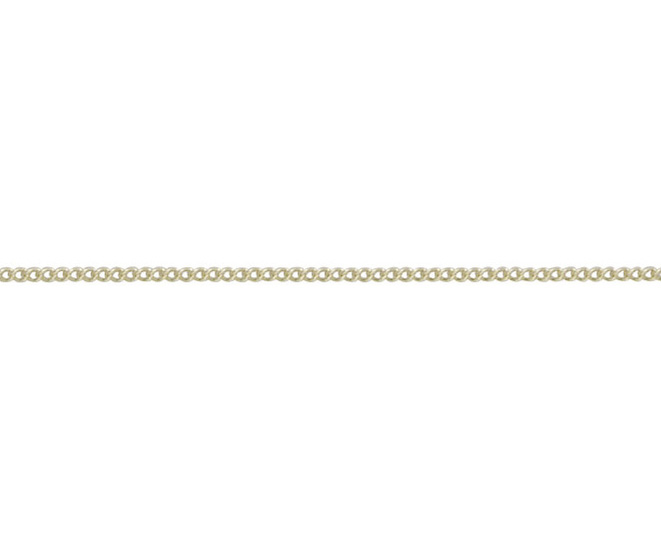 21200102 9ct Yellow Gold 16 Inch Close Curb 14 Gauge