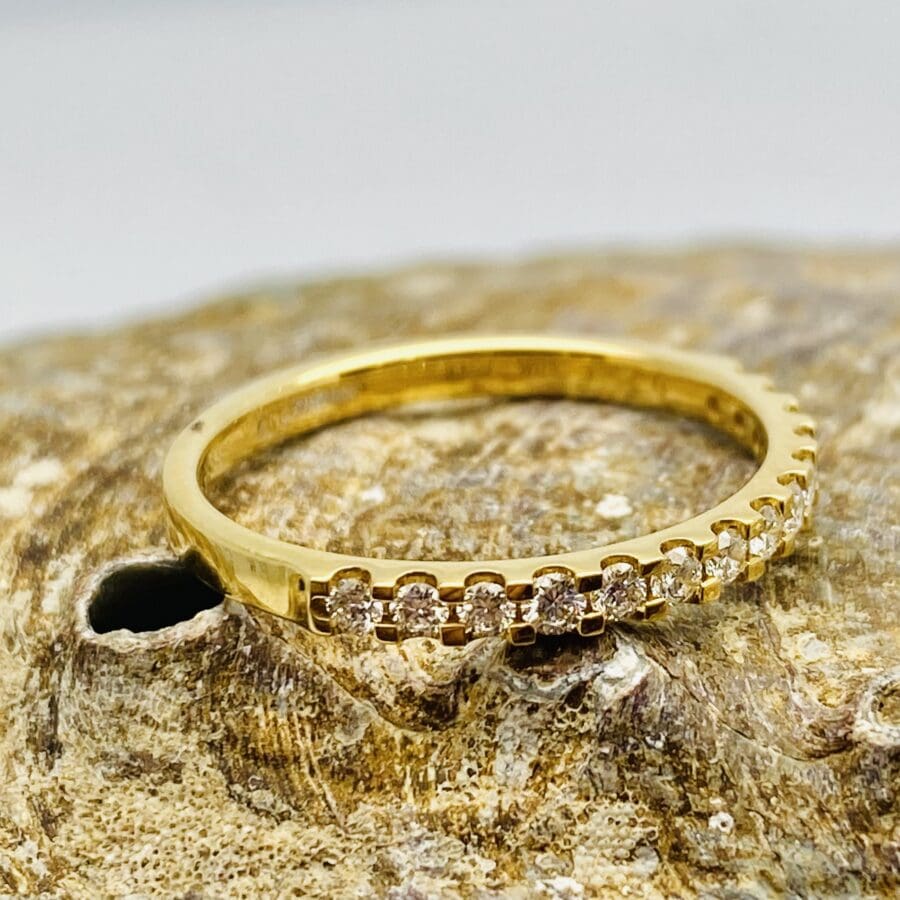 13400056 Eternity Ring 18ct Yellow Gold Micro Set 0.25cts