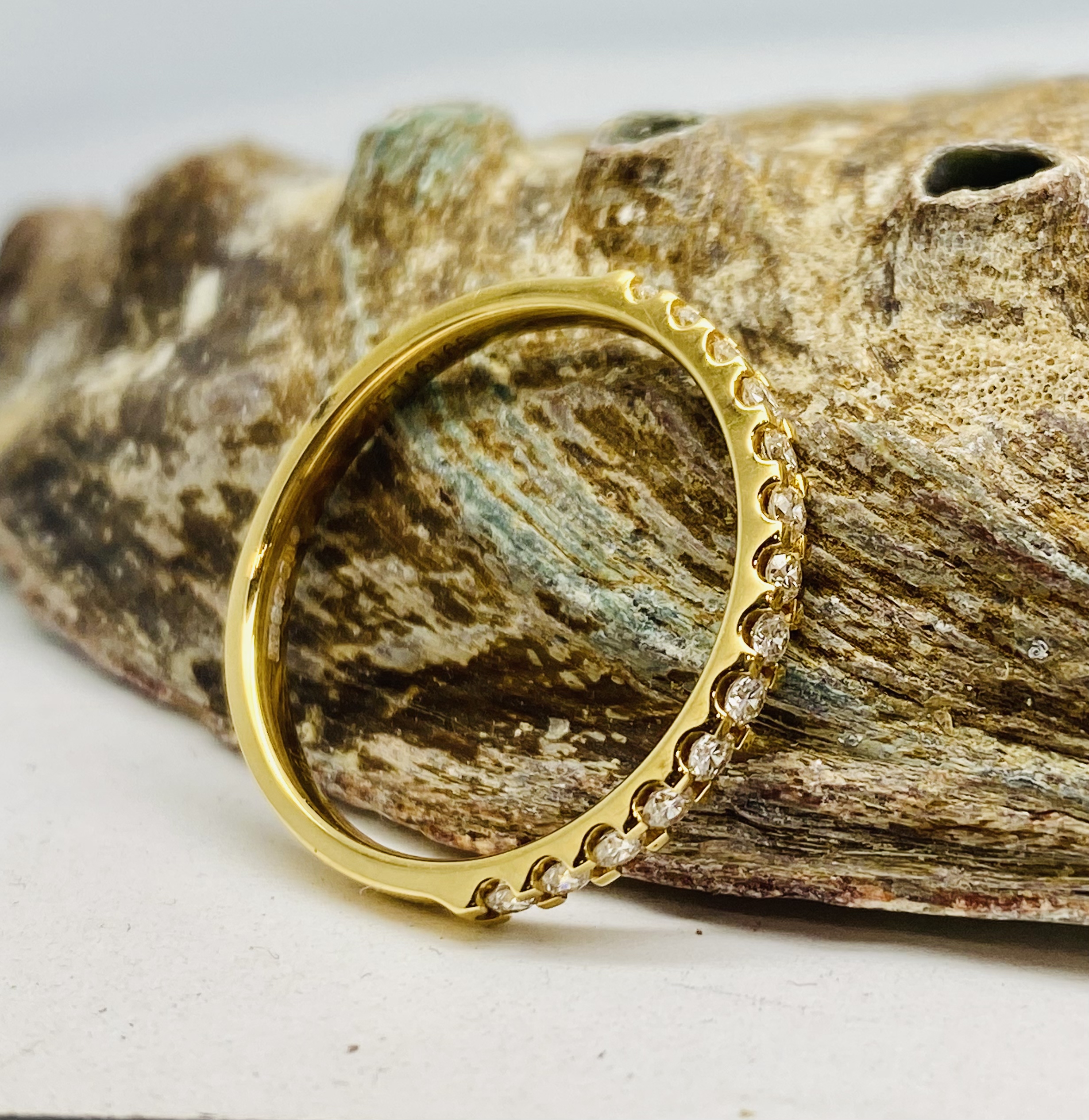 13400056 Eternity Ring 18ct Yellow Gold Micro Set 0.25cts - Image 2