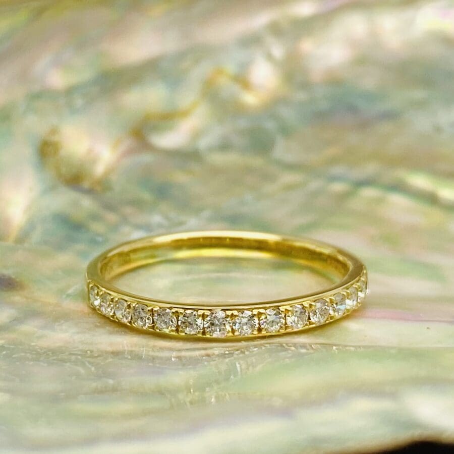 13400055 18ct Yellow Gold And Diamond 0.27ct Eternity Ring