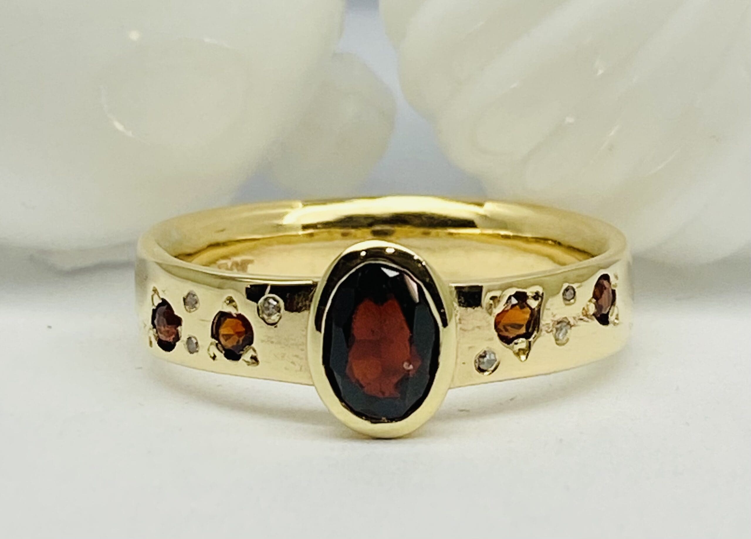 646 Before And After...Diamond And Ruby Ring Remodel - Image 3