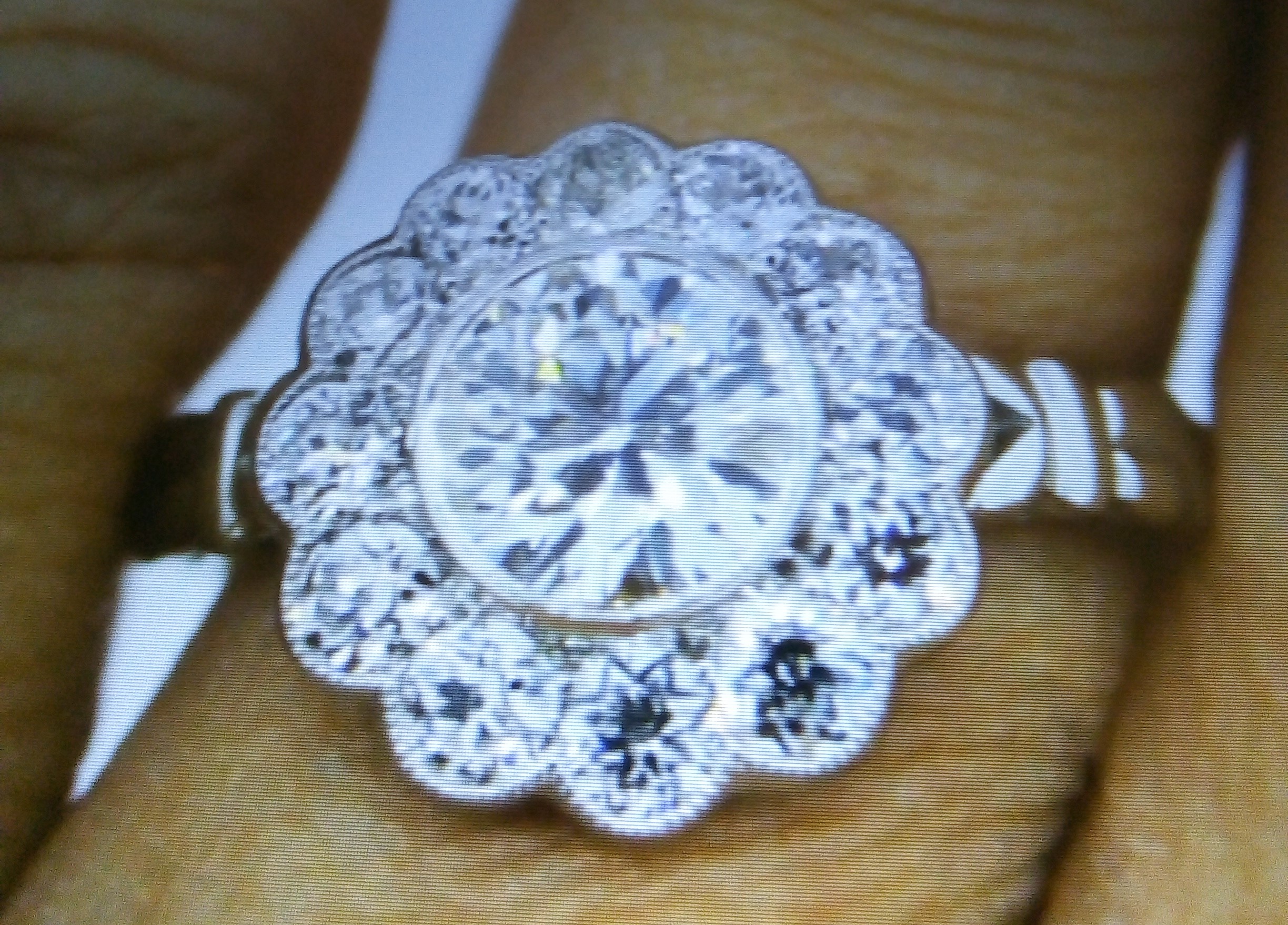 651 Diamond 3 Stone Ring Remodelled Into A Cluster - Image 2