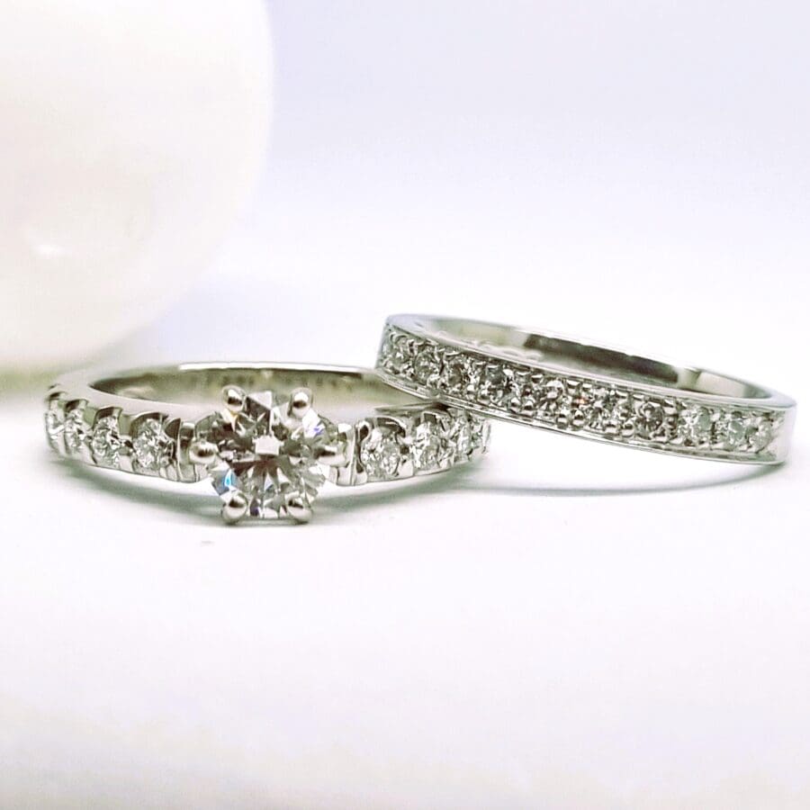 642 Commission Before And After...Engagement Ring In Pieces