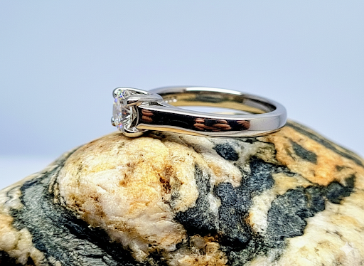 12600109 Platinum And Diamond 0.54ct Round Solitaire Engagement Ring - Image 4