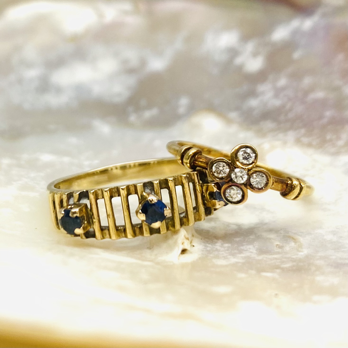 663 Before And After Multi Stone Dress Ring Remodel - Image 3