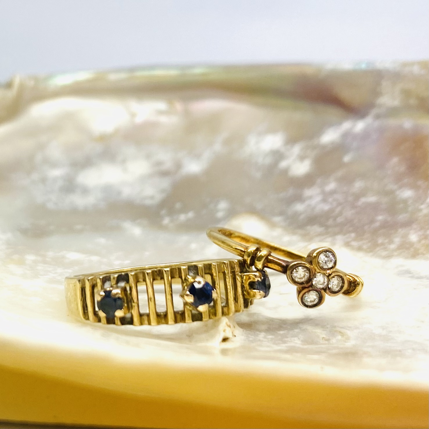 663 Before And After Multi Stone Dress Ring Remodel - Image 4